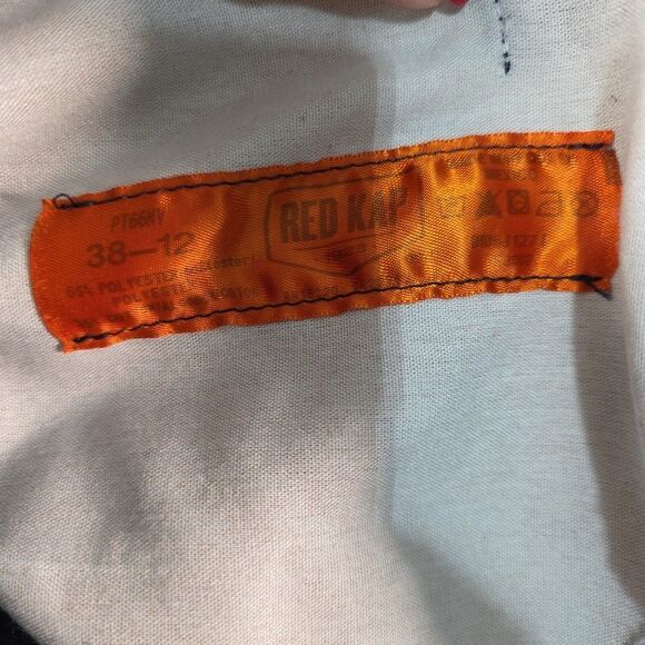 Red Kap Shorts Chino Men's 38 Cargo Snap Pockets Work 12" Inseam PTGGNC Blue #2 - Picture 7 of 7